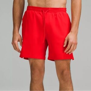 Lululemon Pool Short 7” Lined True Red Men’s Size Small NWT